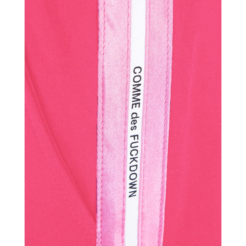 Comme Des Fuckdown rosa Baumwolljeans und -hose