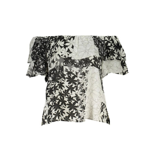 Desigual Weiße Baumwolloberteile und T-Shirts