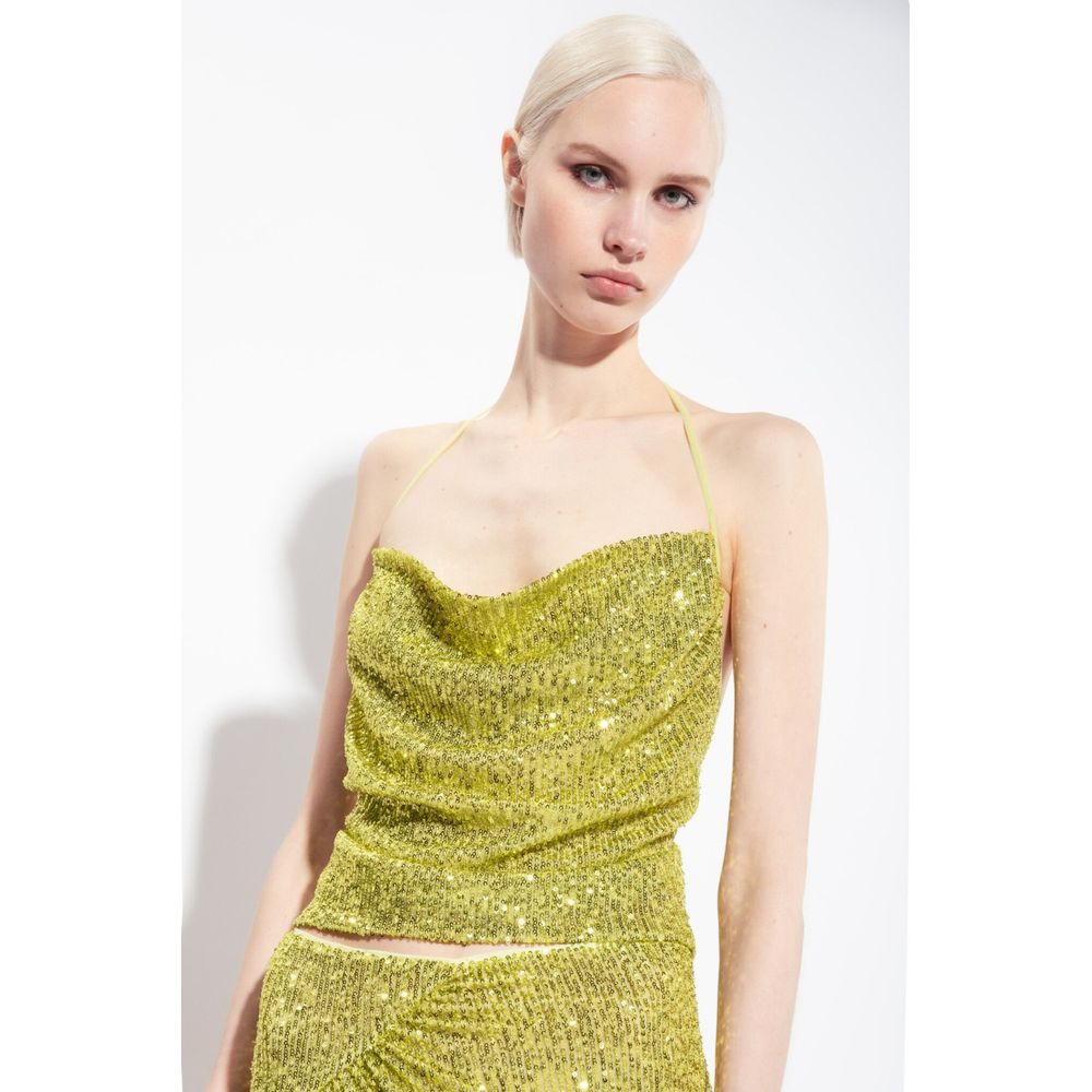 PINKO Grüne Polyester-Tops und T-Shirts