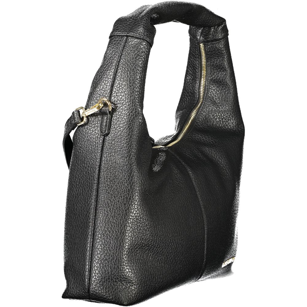 Mario Valentino Black Polyethylene Women Handbag