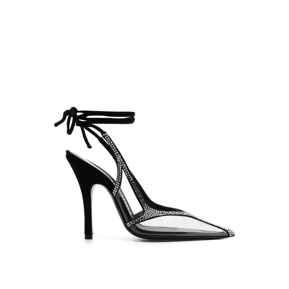 Die Attico Venus Chrom Slingback-Pumps