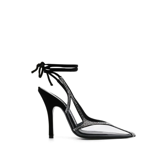 Die Attico Venus Chrom Slingback-Pumps