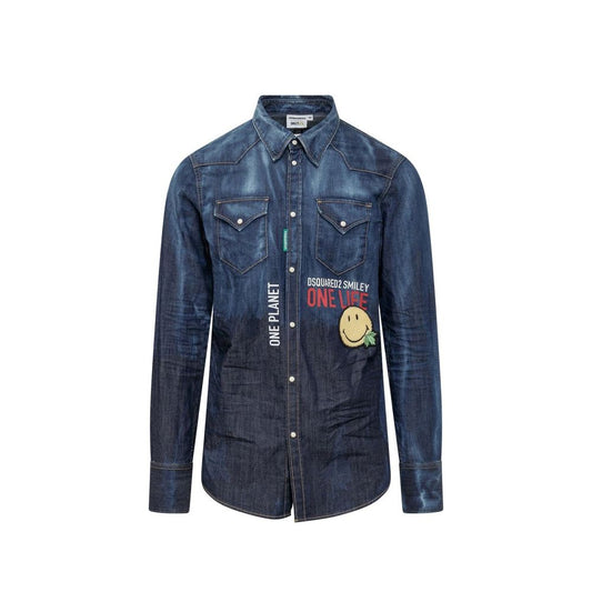 Dsquared² x Smiley Jeanshemd