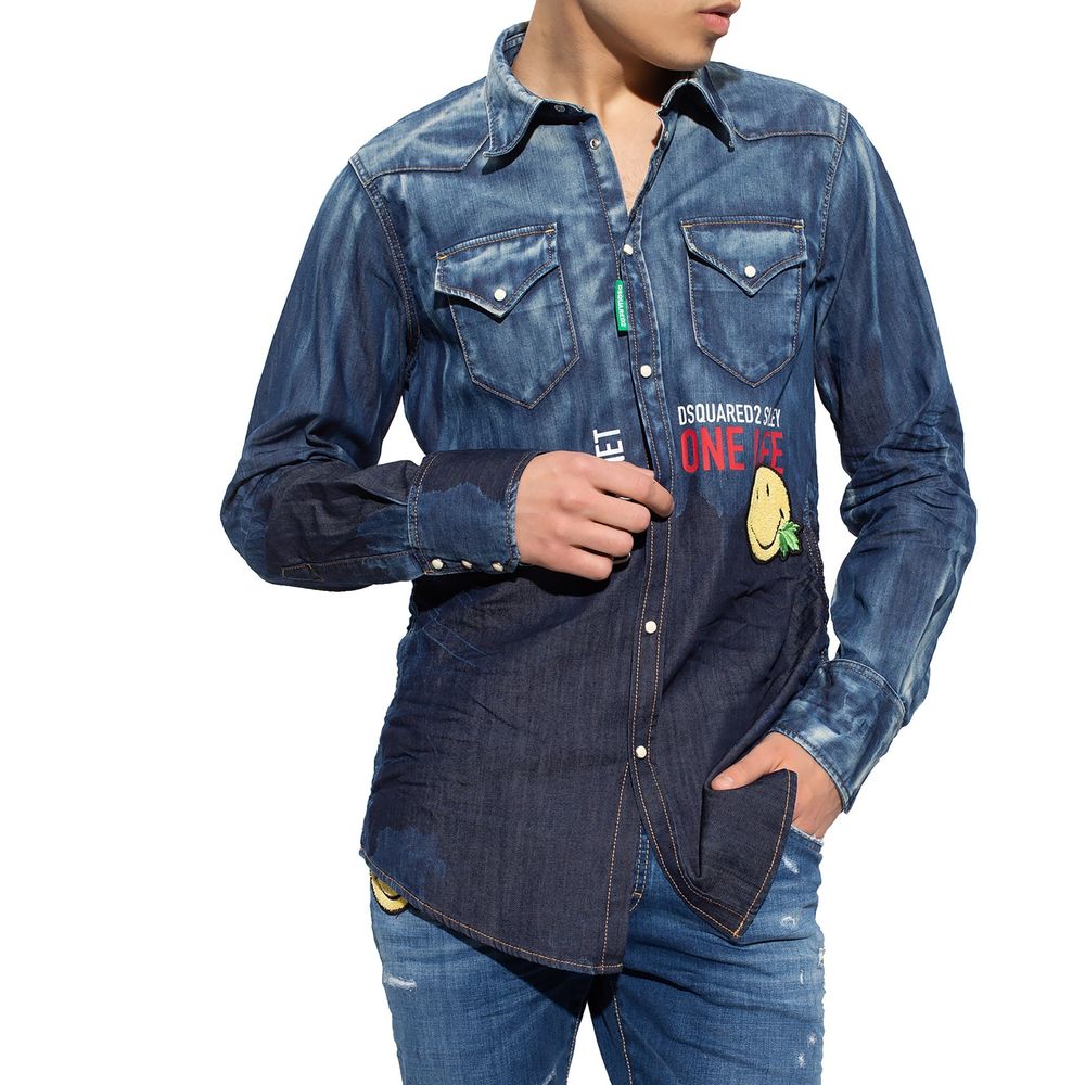 Dsquared² x Smiley Jeanshemd