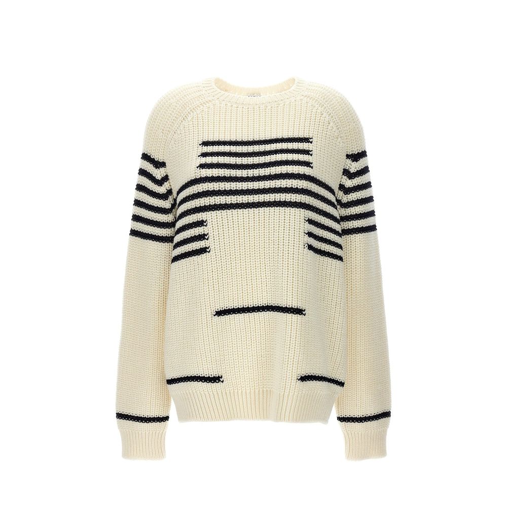Loewe – Gestreifter Pullover aus Wollmischung