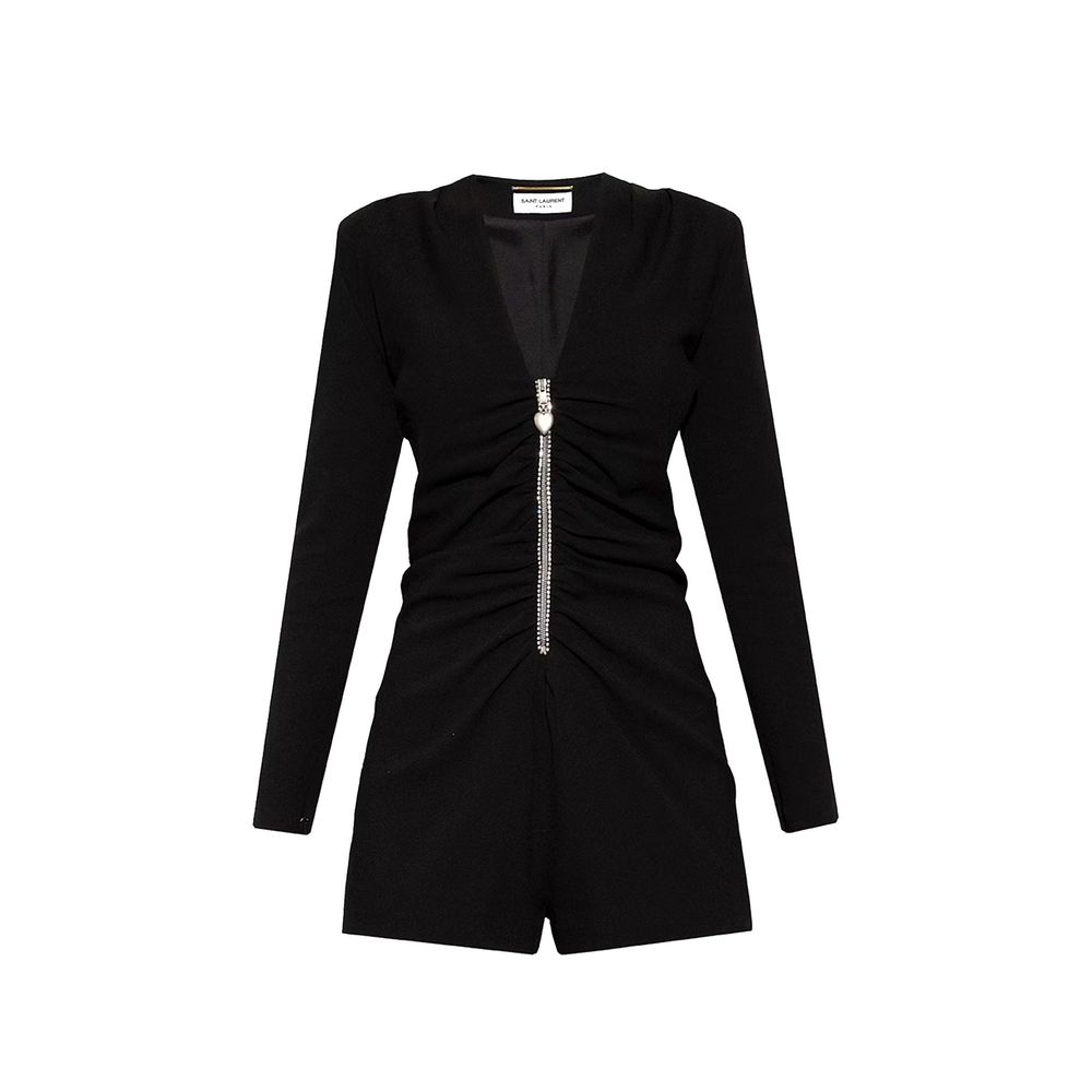 Saint Laurent – ​​Langärmliger Jumpsuit