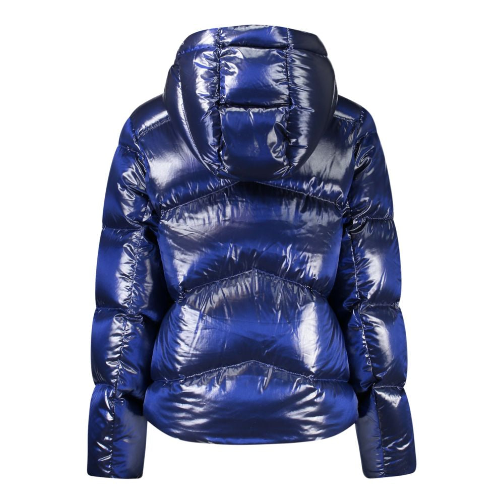 K-WAY Blaue Polyamidjacken &amp; Mäntel