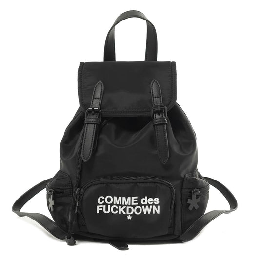 Comme Des – Fuckdown – Schwarzer Nylon-Rucksack