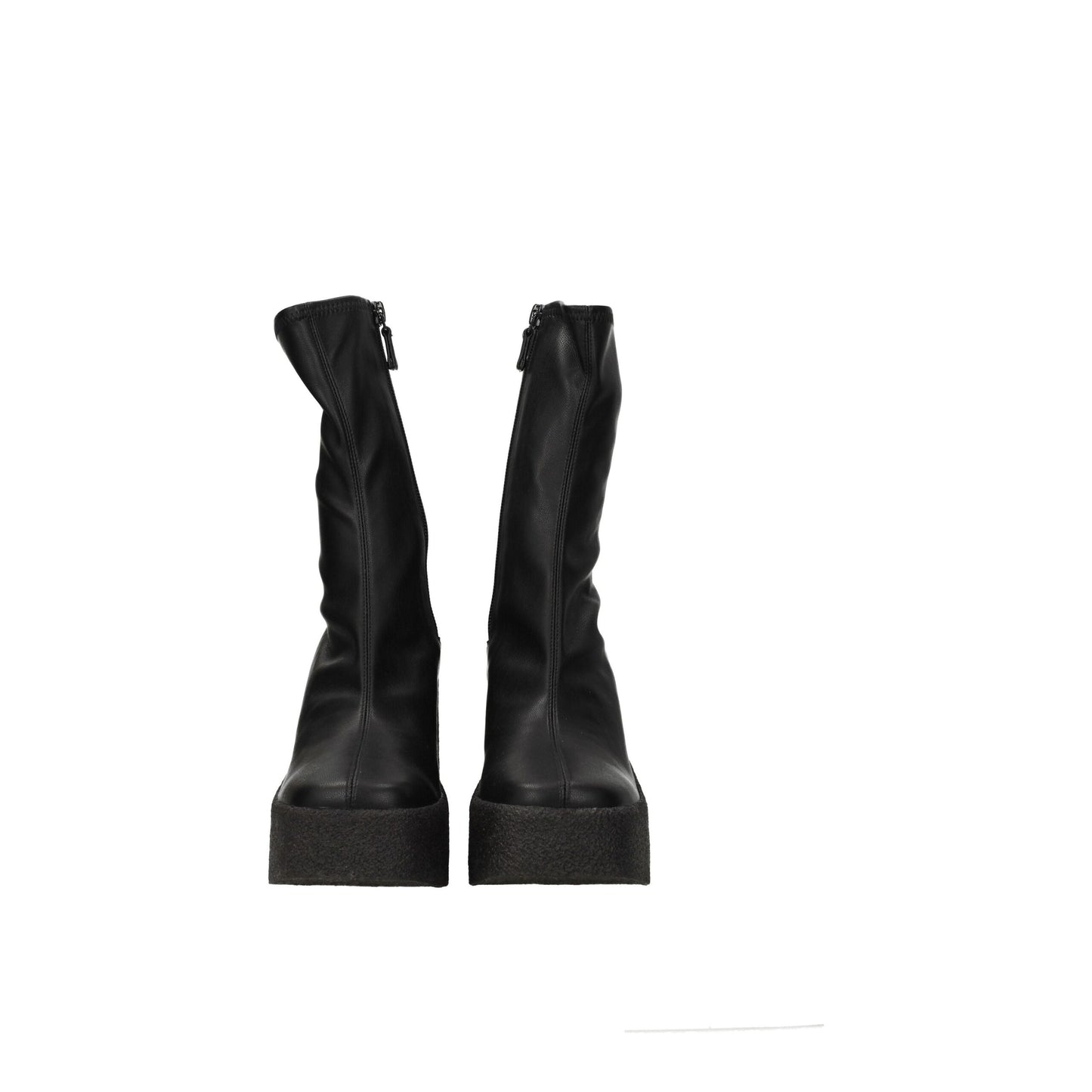 Stella McCartney – Schwarze Lederstiefeletten