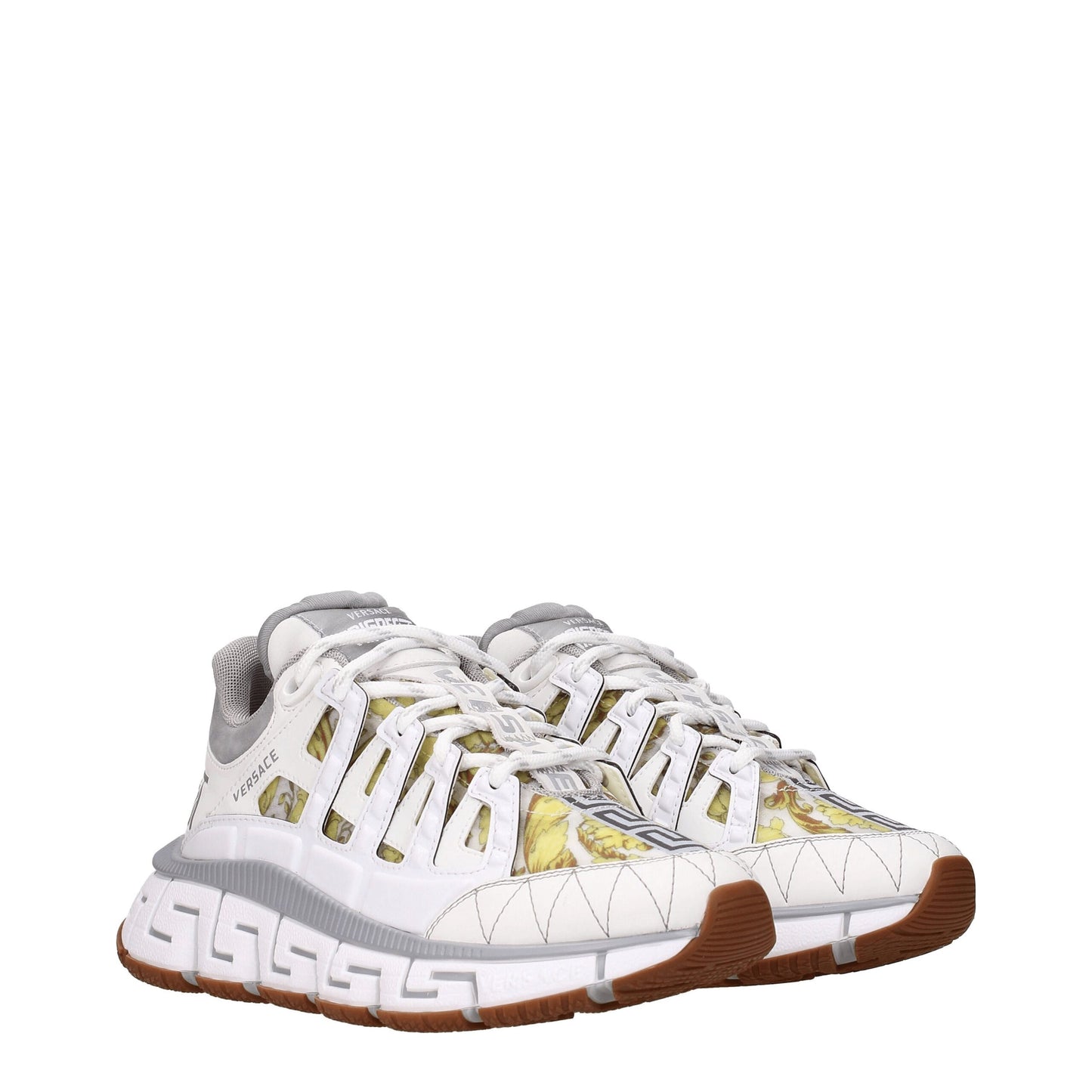 Versace – Weiße Sport-Sneaker aus Leder