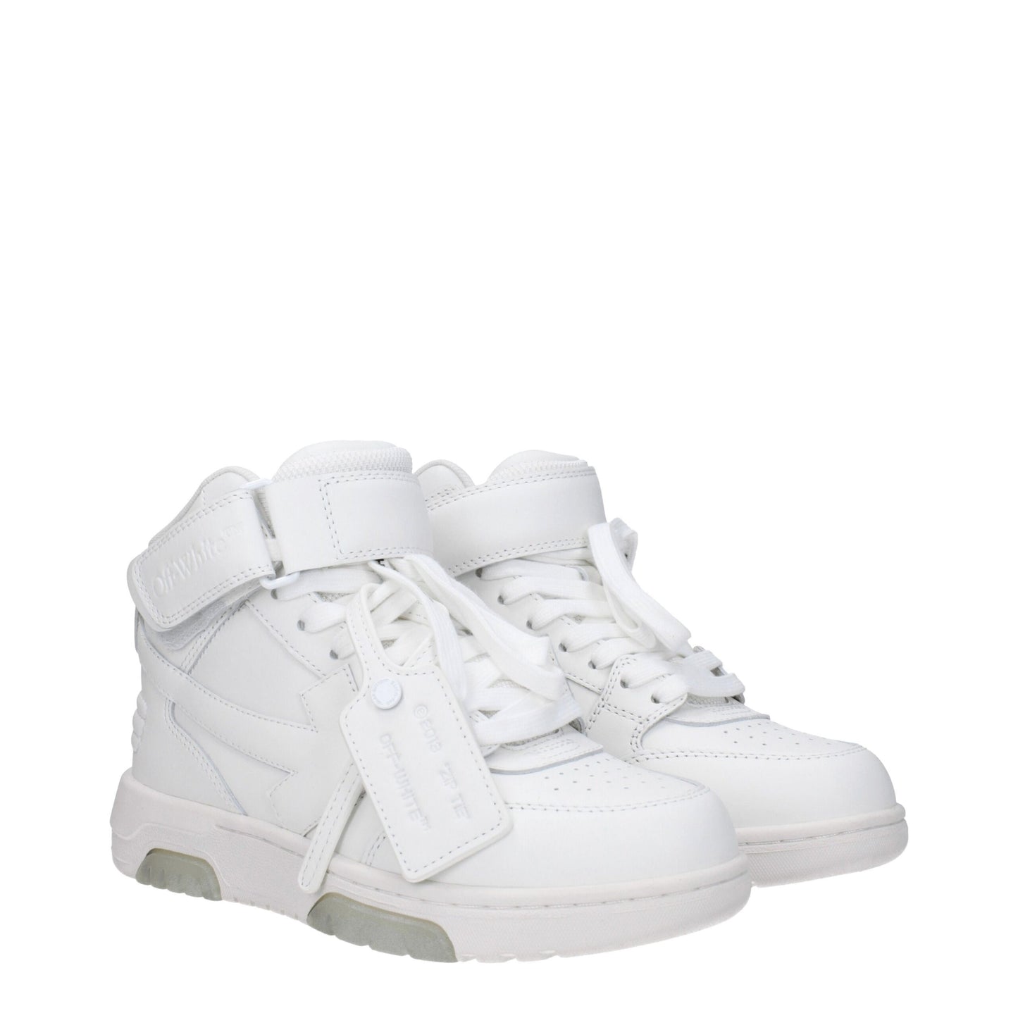 Off-White Weiße High-Tops aus Leder