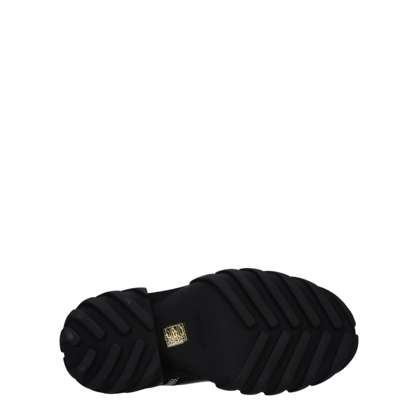 Off-White – Schwarze Lederstiefeletten