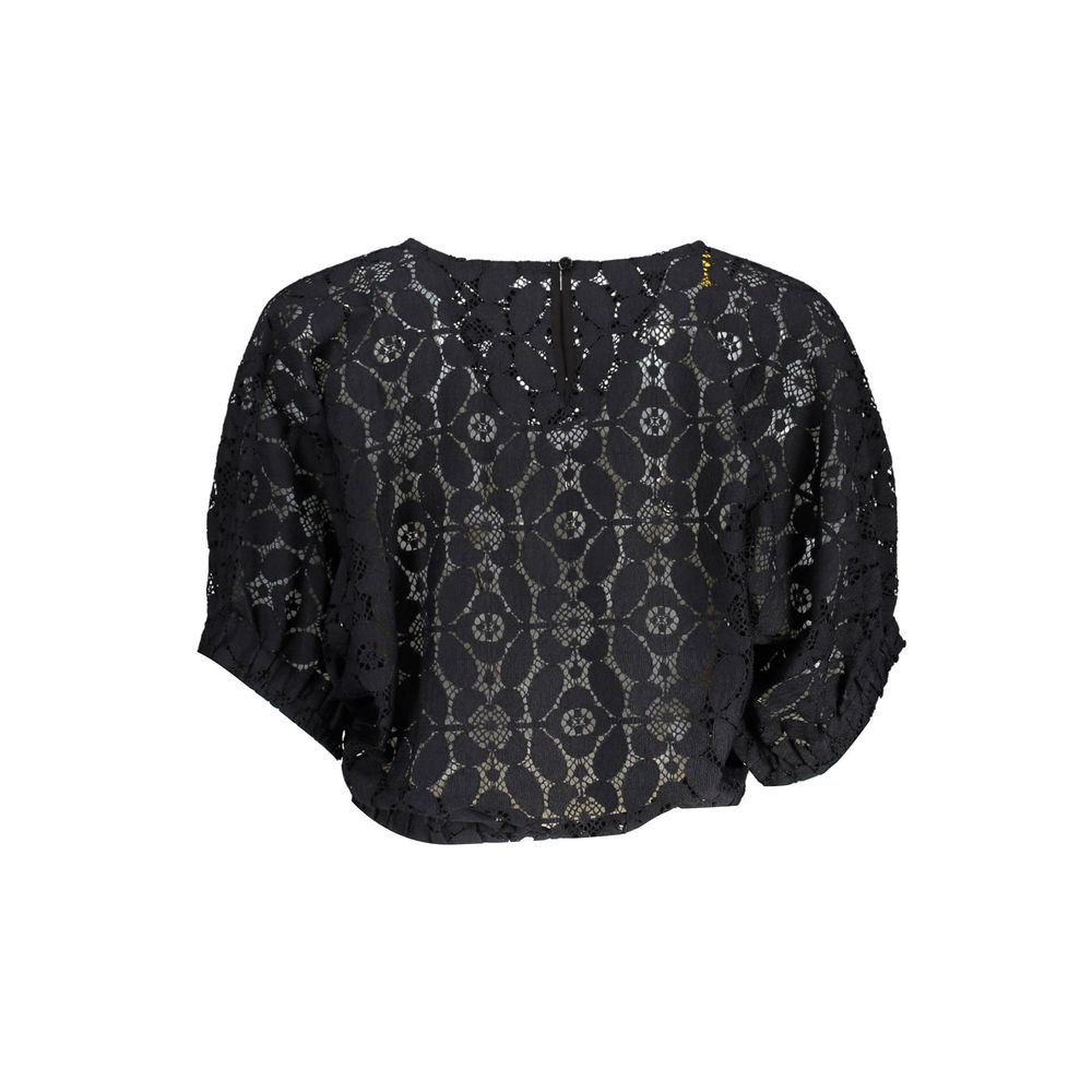 Desigual Schwarze Polyester-Tops und T-Shirts