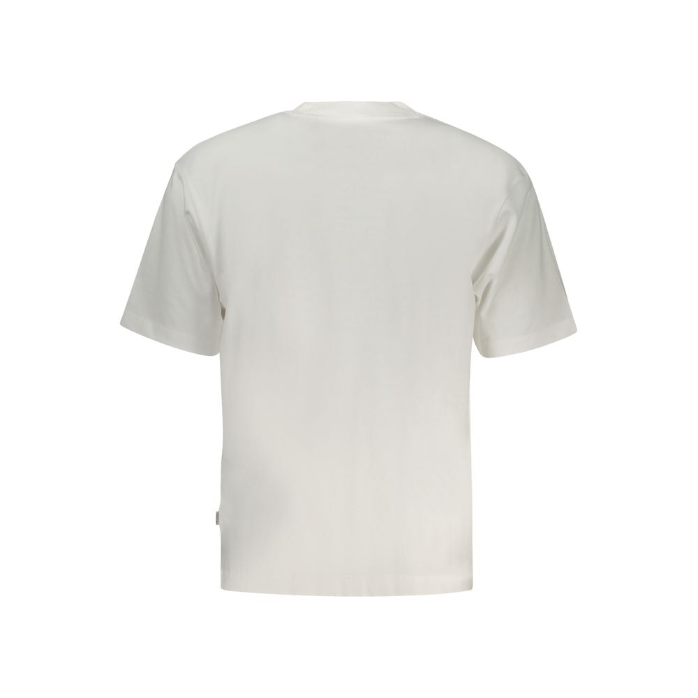 Guess Jeans Weißes Baumwoll-T-Shirt für Herren