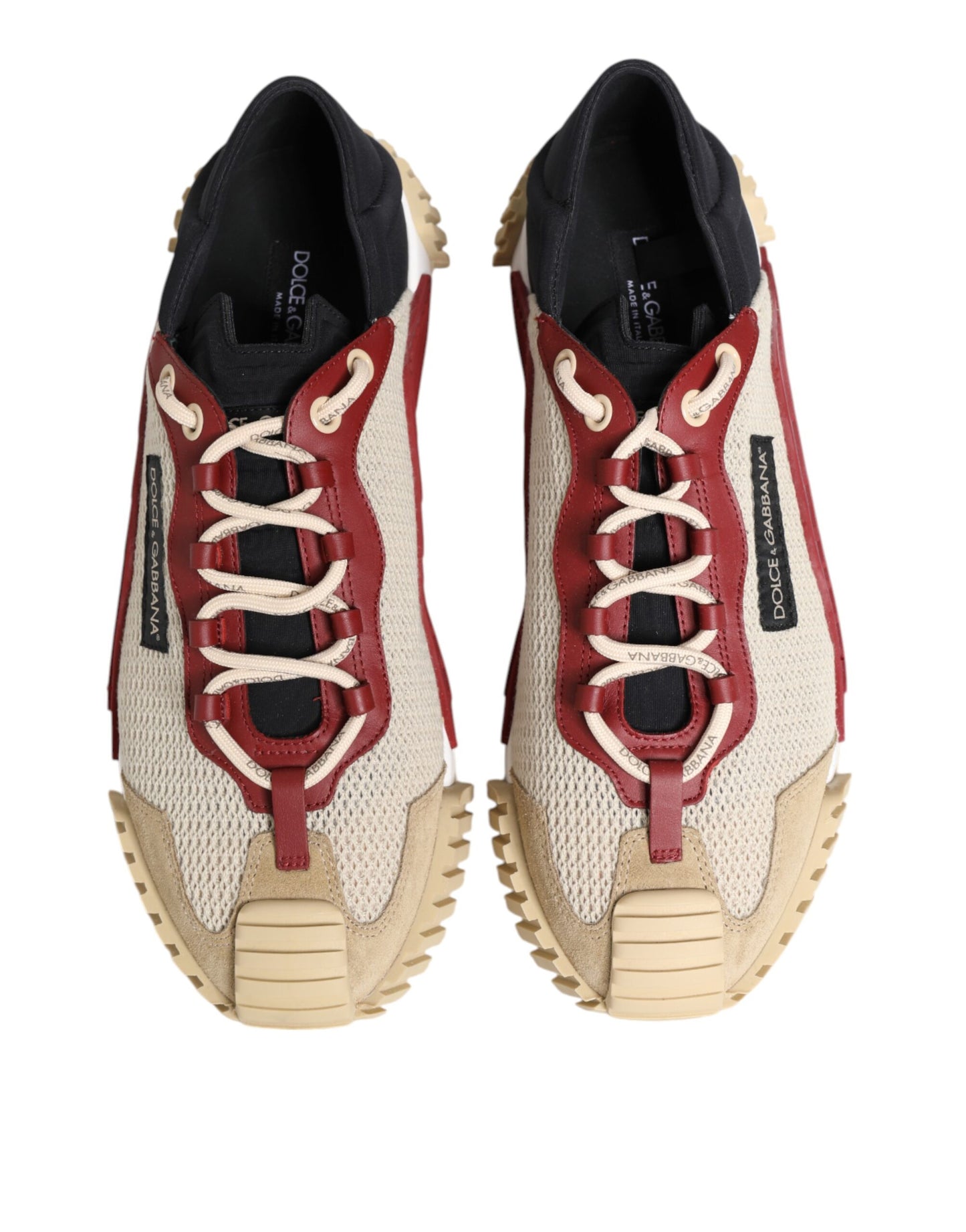 Dolce &amp; Gabbana Multicolor Low Top NS1 Herren Sneakers Schuhe
