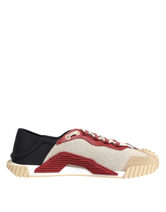 Dolce &amp; Gabbana Multicolor Low Top NS1 Herren Sneakers Schuhe