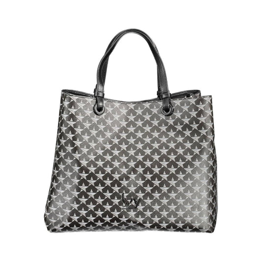 BYBLOS Schwarze PVC-Handtasche