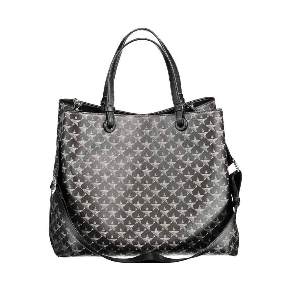 BYBLOS Schwarze PVC-Handtasche