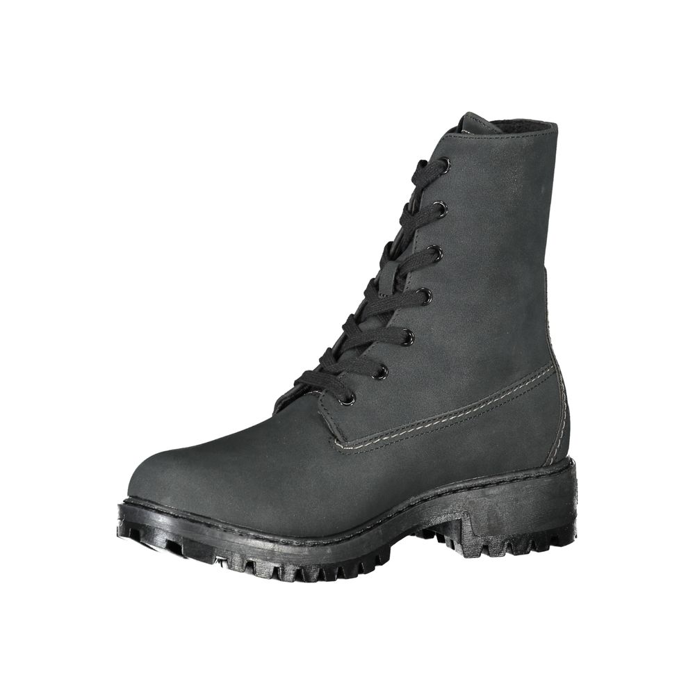 US POLO ASSN. Schwarzer Polyesterstiefel