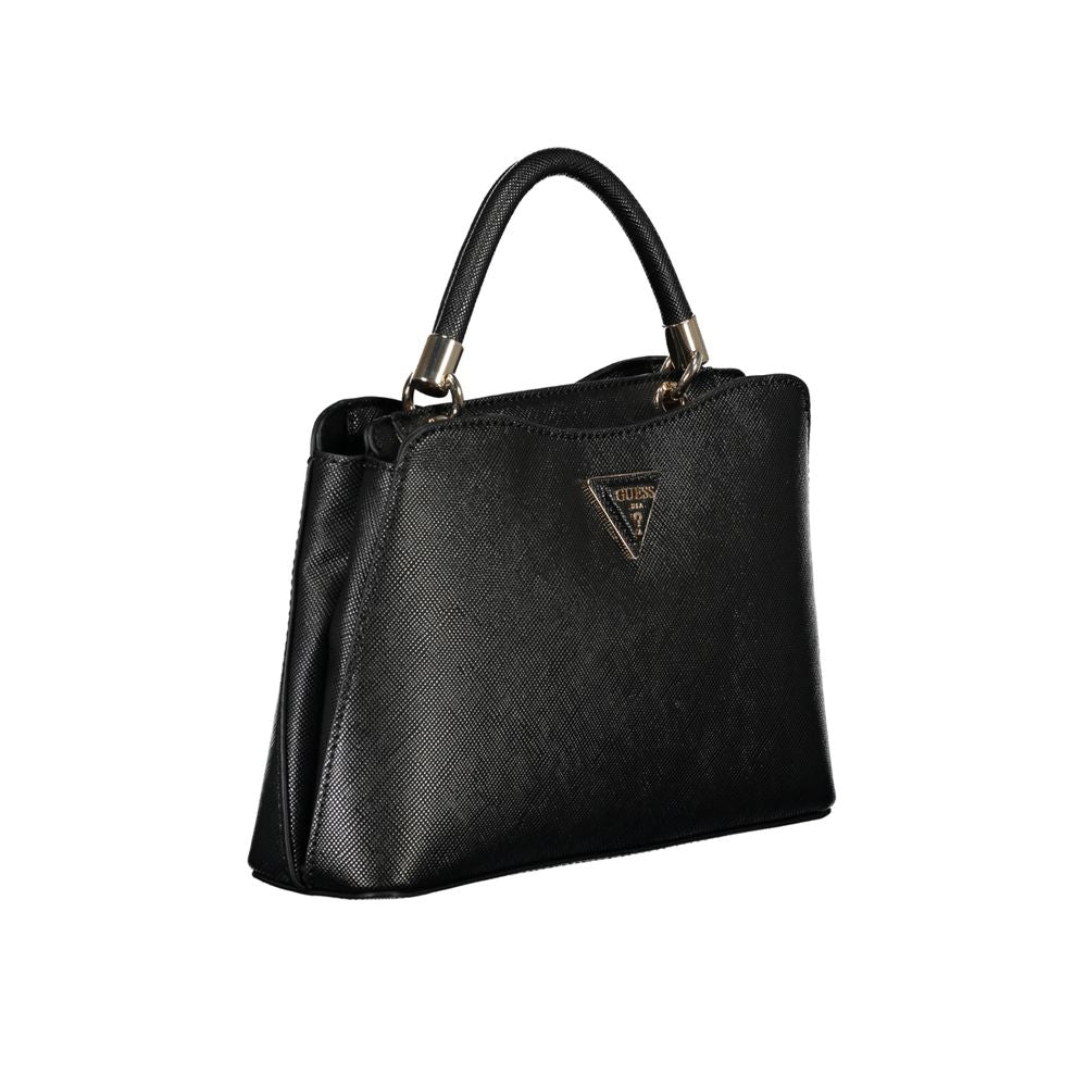 Guess Jeans – Schwarze Polyethylen-Handtasche
