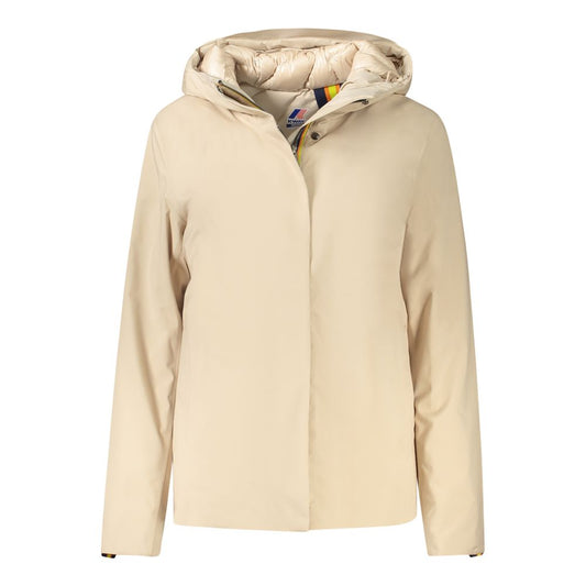 K-WAY Beige Polyester Jacken &amp; Mäntel