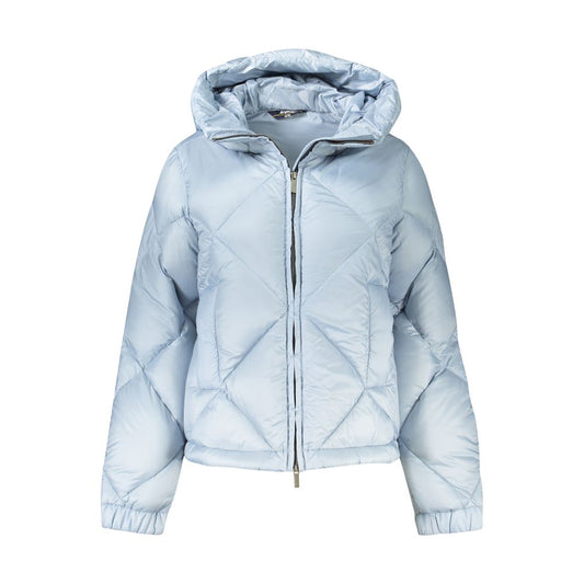 K-WAY Blaue Polyesterjacken &amp; Mäntel