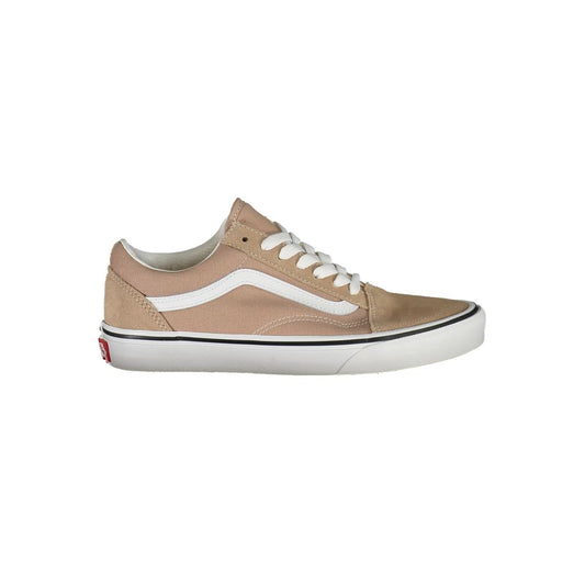 Vans – Beigefarbene Polyester-Sneaker