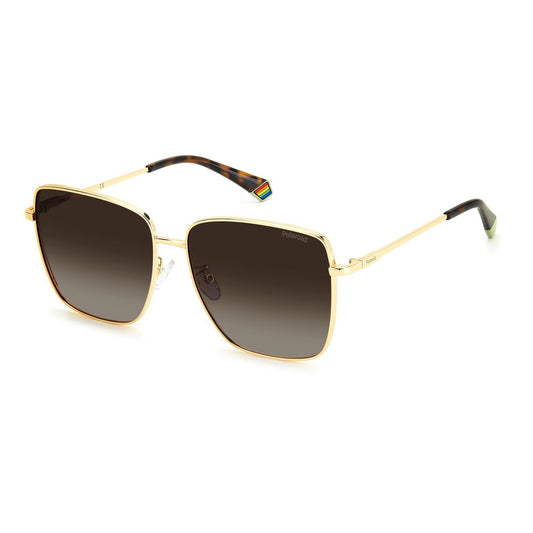 Polaroid Sonnenbrille aus goldenem Metall