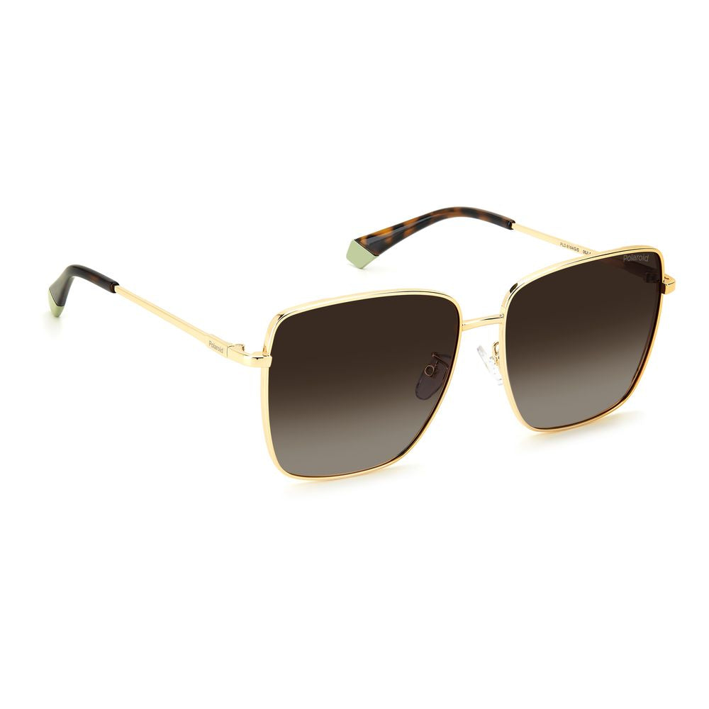 Polaroid Sonnenbrille aus goldenem Metall