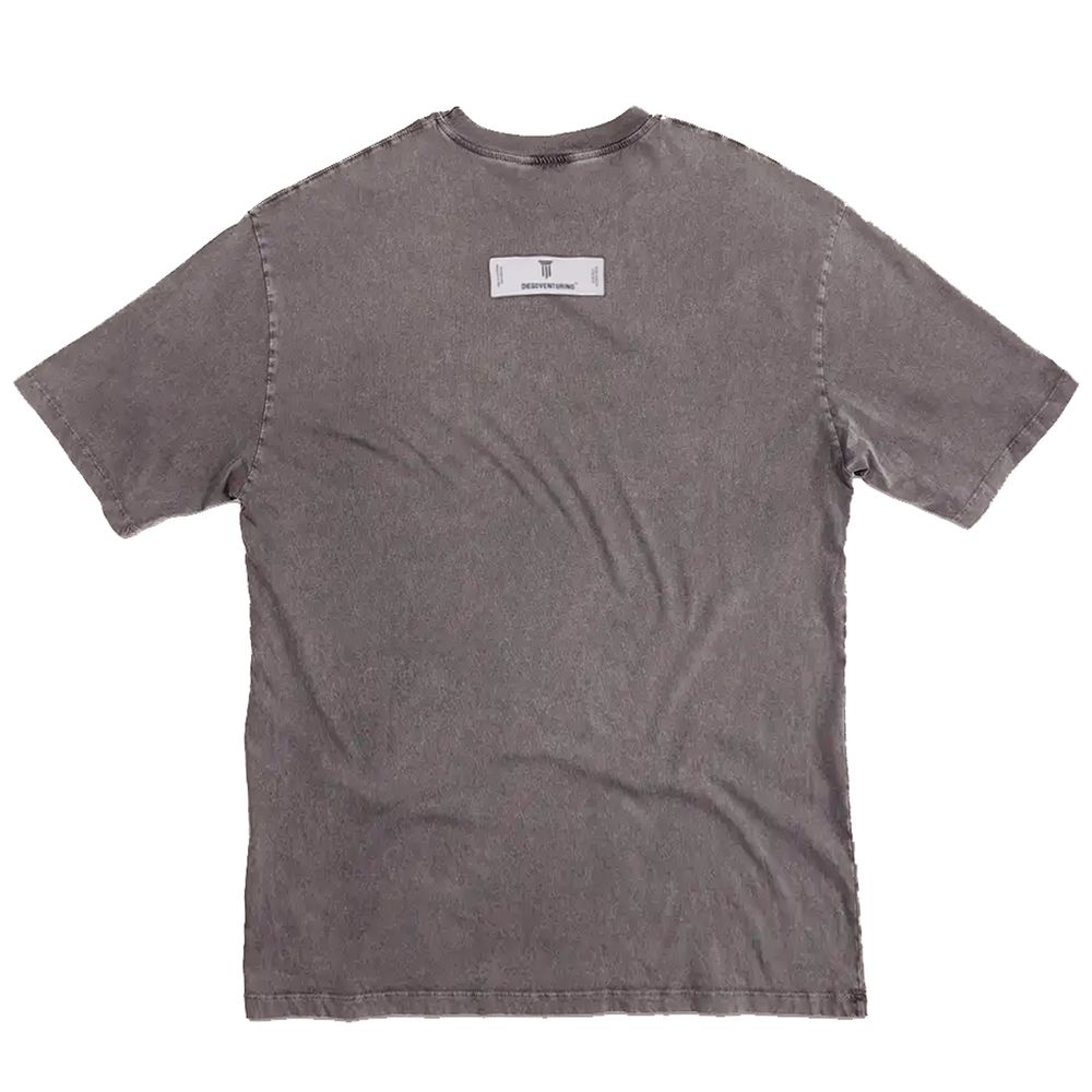 Diego Venturino Graues Baumwoll-T-Shirt