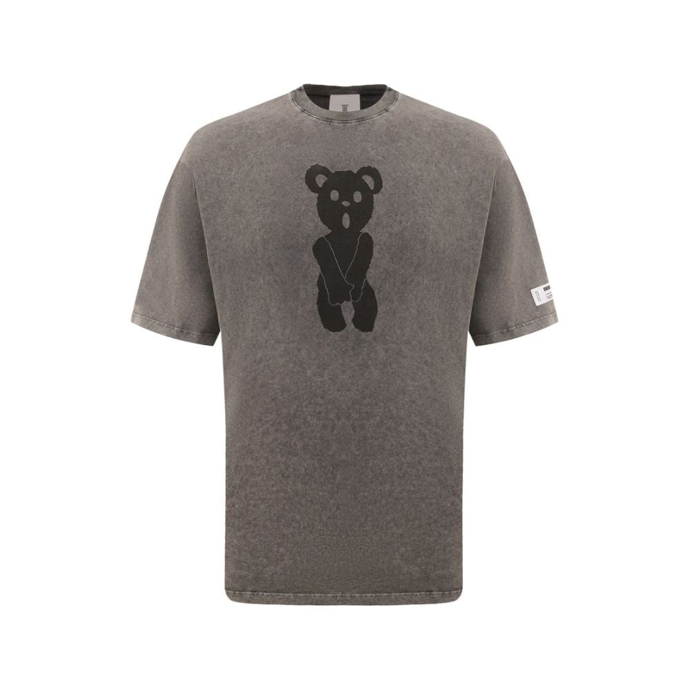 Diego Venturino Graues Baumwoll-T-Shirt