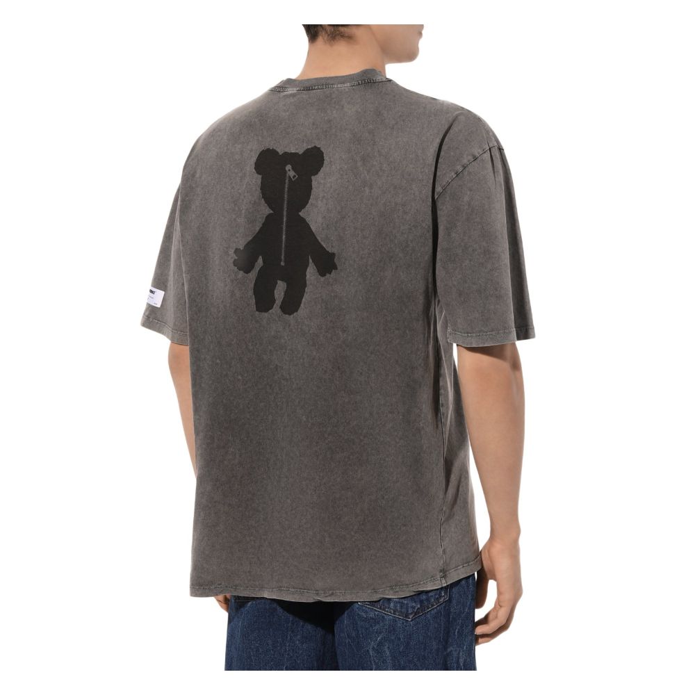 Diego Venturino Graues Baumwoll-T-Shirt