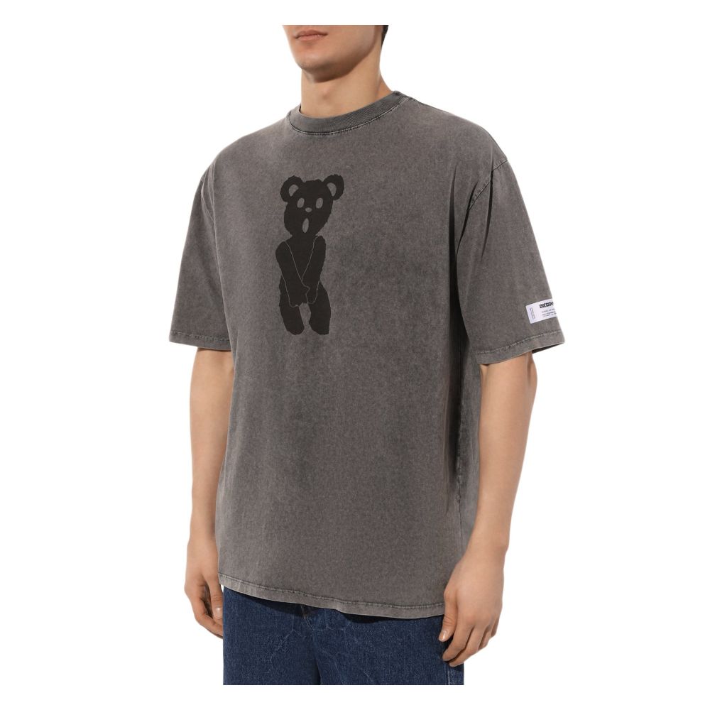 Diego Venturino Graues Baumwoll-T-Shirt