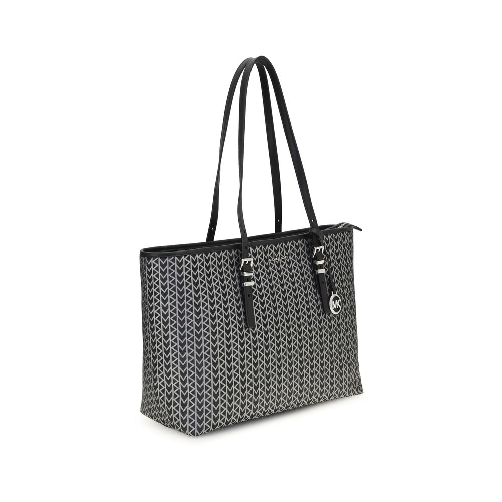 Michael Kors – Quinn – Große Tragetasche mit Jacquard-Logo