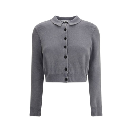 Alexander Wang Polo Cropped-Cardigan