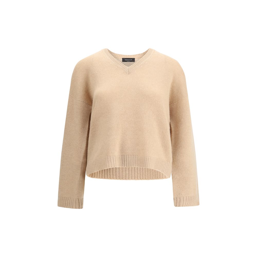 Fabiana Filippi Beige Cashmere Cashmere Sweater