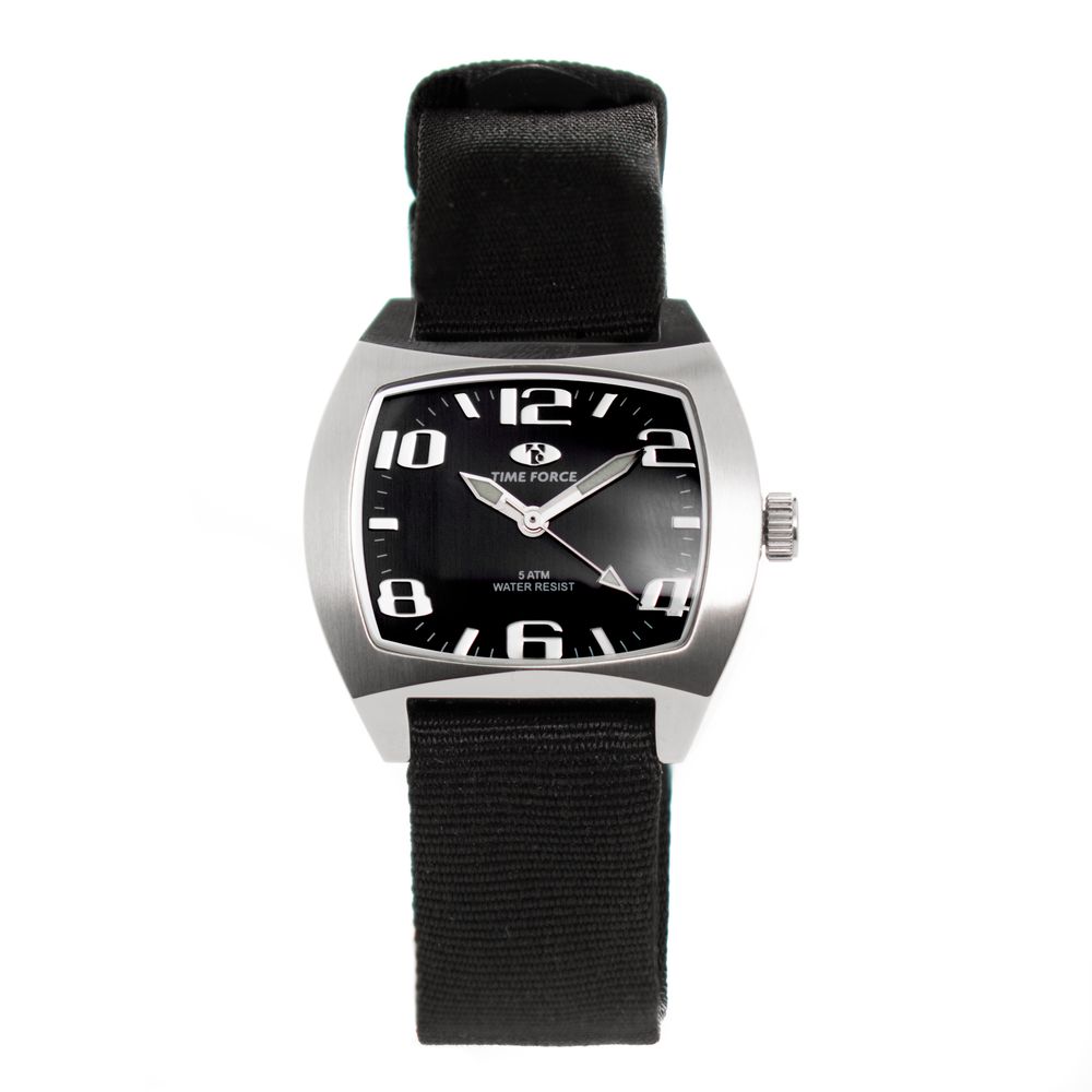 Time Force – Schwarze Nylonuhr