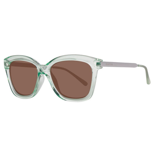 Benetton Grüne Harz-Sonnenbrille
