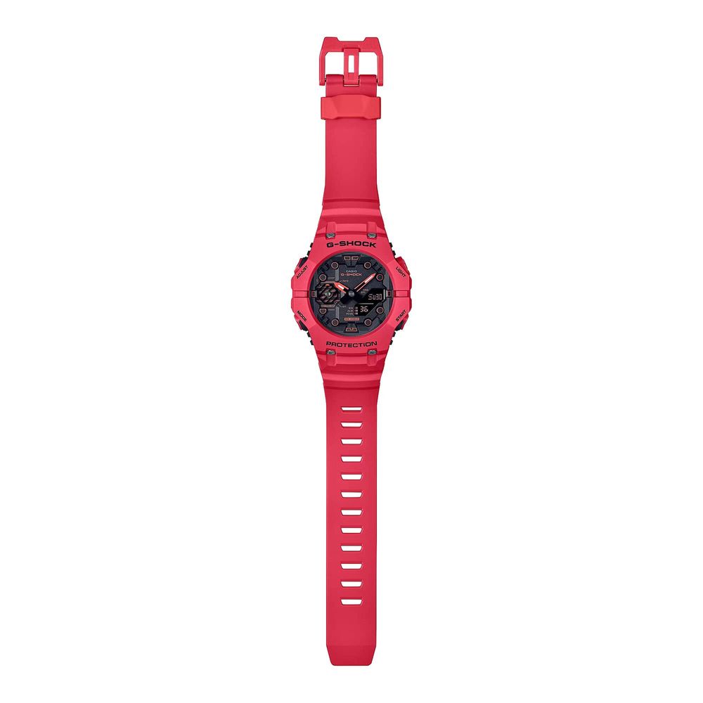 Casio-Armbanduhr aus rotem Harz