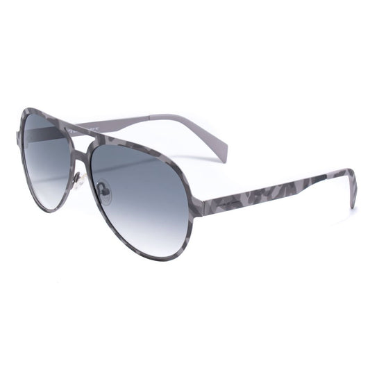 Graue Sonnenbrille aus Metall von Italia Independent