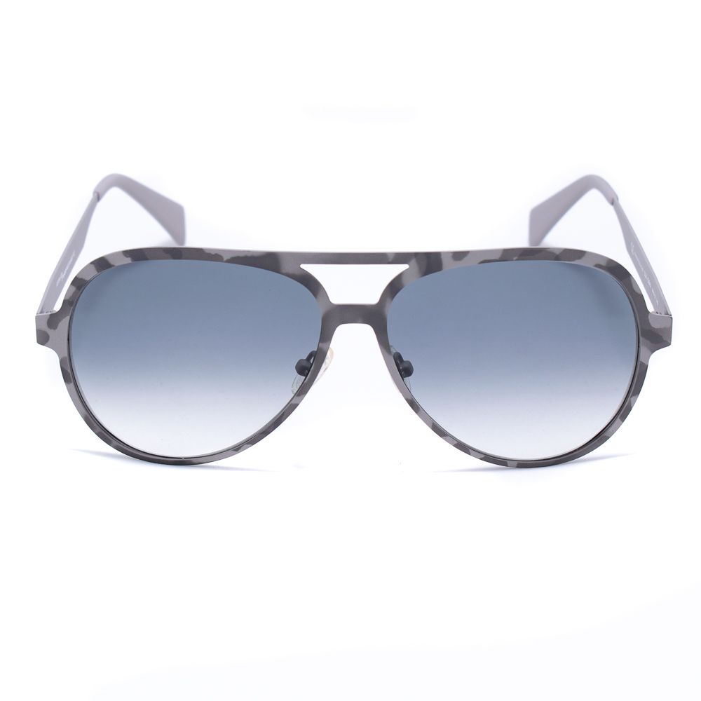 Graue Sonnenbrille aus Metall von Italia Independent