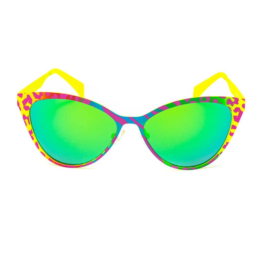 Rote Sonnenbrille aus Metall von Italia Independent
