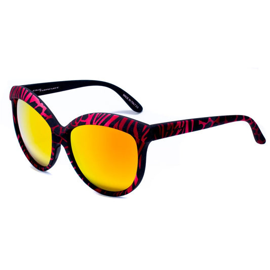 Italia Independent – ​​Rote Acetat-Sonnenbrille