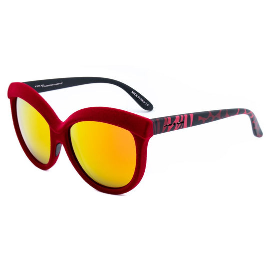 Italia Independent – ​​Rote Acetat-Sonnenbrille