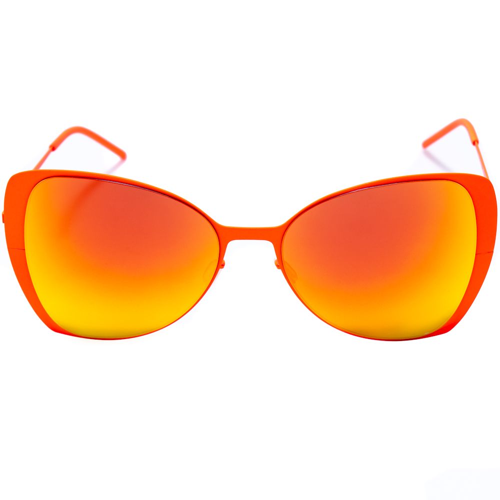 Rote Sonnenbrille aus Metall von Italia Independent