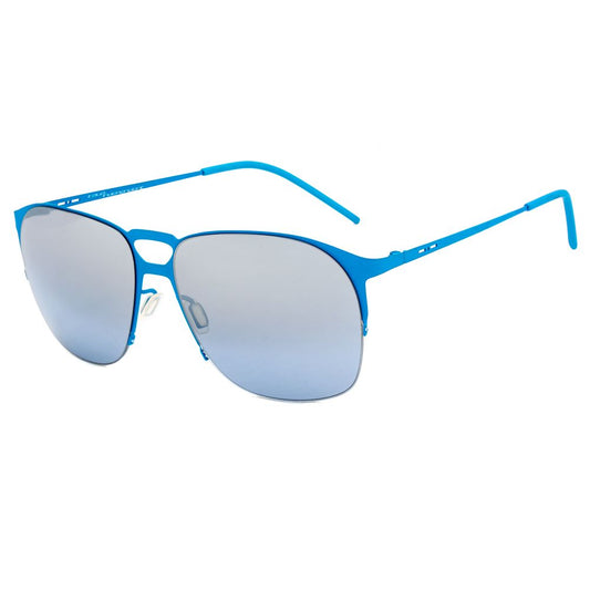Blaue Sonnenbrille aus Metall von Italia Independent