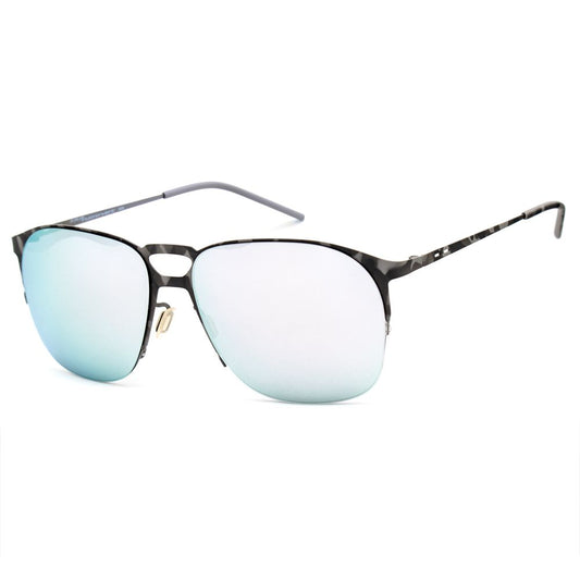 Graue Sonnenbrille aus Metall von Italia Independent