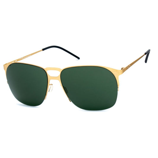 Italia Independent Sonnenbrille aus goldenem Metall