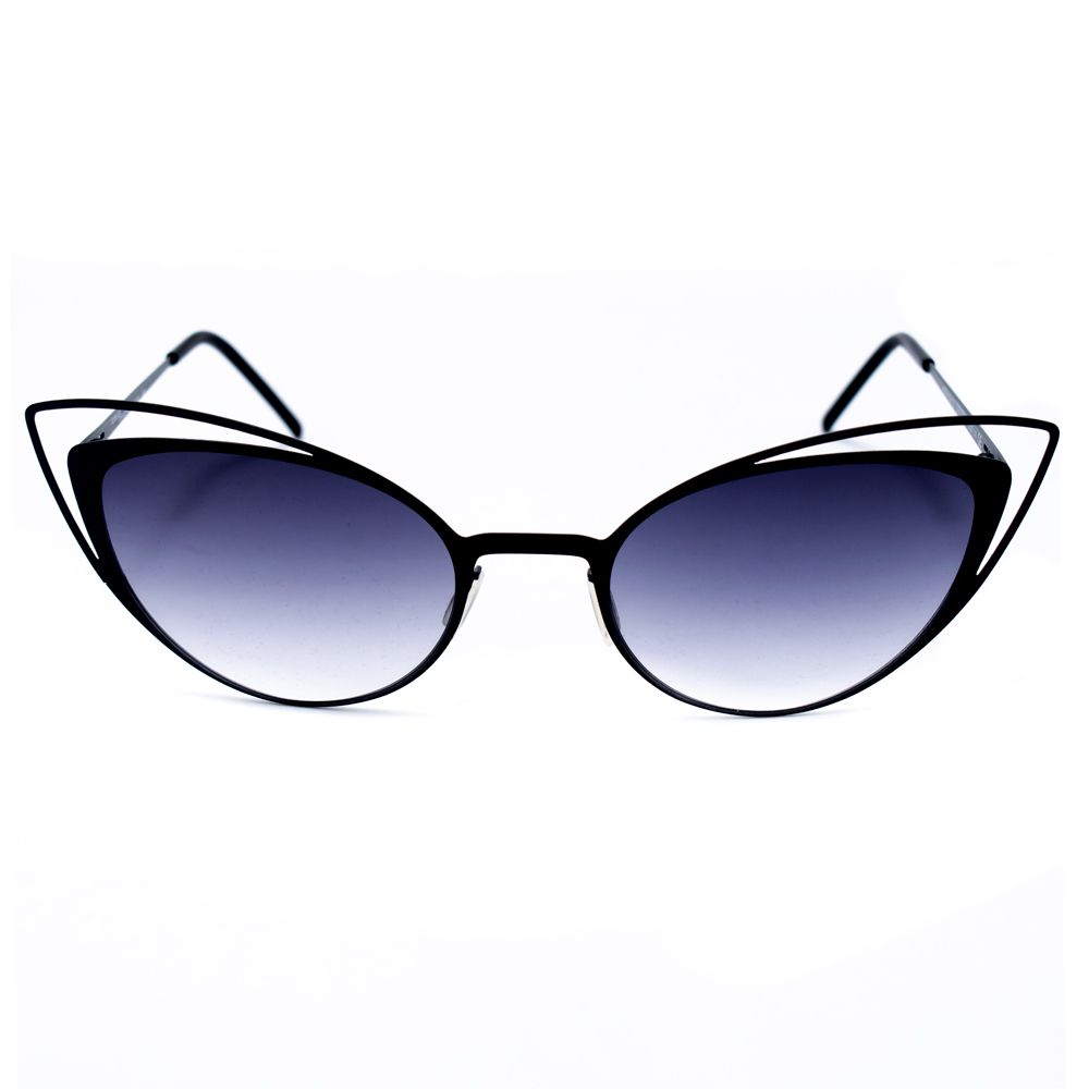 Italia Independent Schwarze Metall-Sonnenbrille