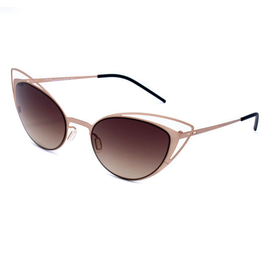 Italia Independent Sonnenbrille aus goldfarbenem Metall